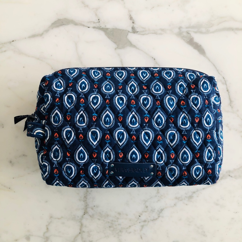Vera Bradley Marrakesh Motifs Blue Cosmetic Bag